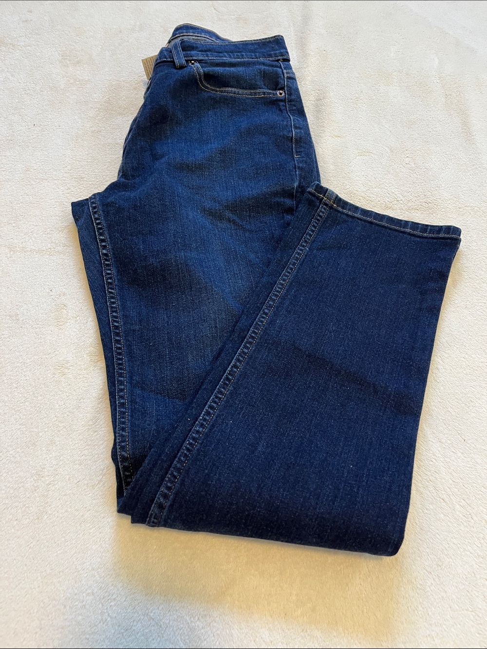 Duluth Trading Co. | Women's Dark Blue Denim Jeans 8x31